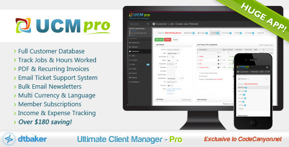 Ultimate Client Manager - CRM - Pro Edition