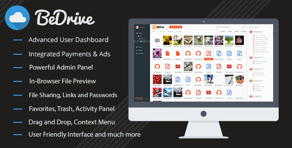 BeDrive v1.4 - File Sharing and Cloud Storage