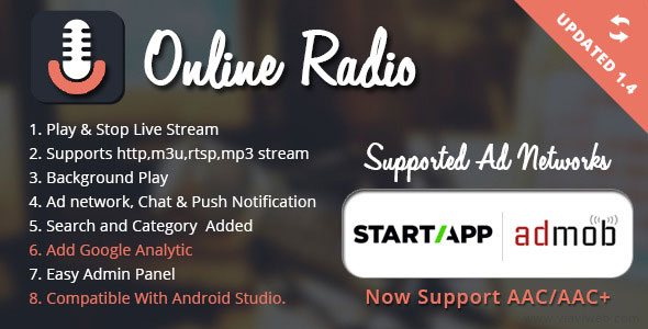 Codecanyon Android Internet Radio Application Nulled Phpl