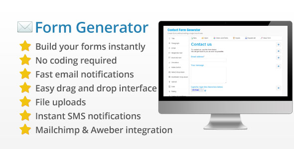 Contact Form Generator v2.6 - Form Builder
