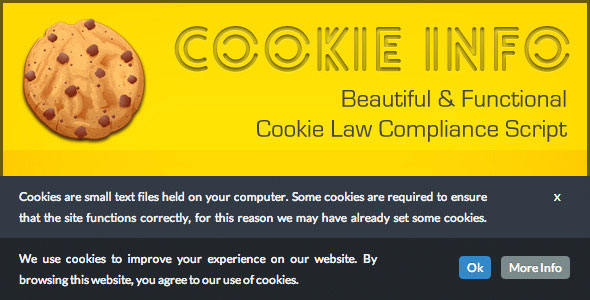 Cookie Info WP v1.4 - Cookie Law Compliance Script