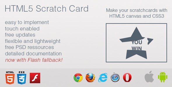 HTML5 Scratch Card