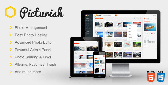 Picturish - Image hosting, editing and sharing
