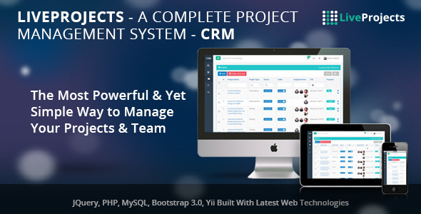 CRM Project Management System built with Laravel » Premium Scripts, Plugins Mobile