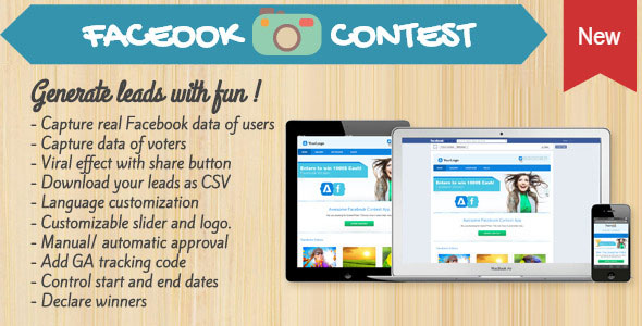Photo Contest for Facebook, Mobile, Tabs and Websites