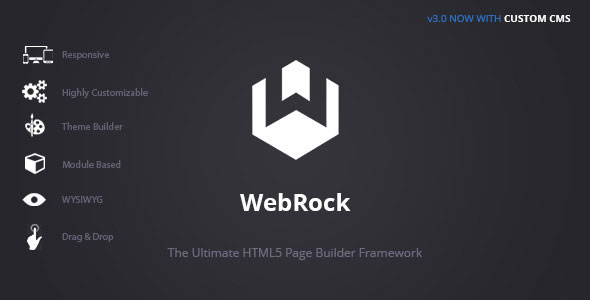 WebRock - Page Builder Framework for HTML5
