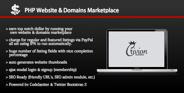 PHP Website and Domains Marketplace v1.6.1