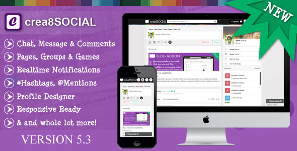 crea8social - PHP Social Networking Platform v5.3