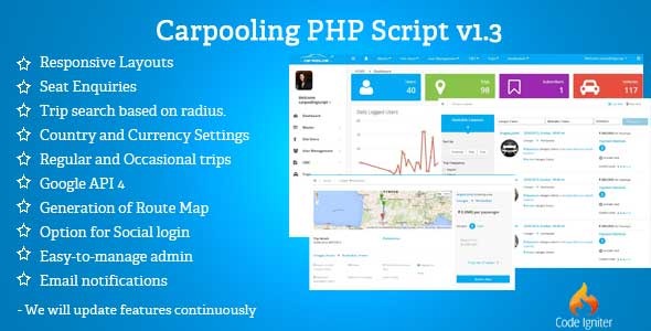 Carpooling / Ridesharing Script