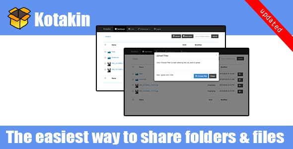 Kotakin - self hosted file sharing