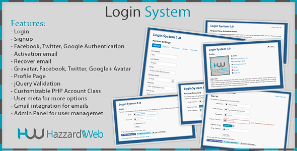 Account System Multi-Feature