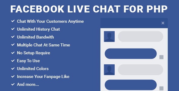 Facebook Live Chat for PHP