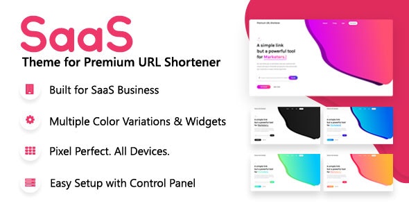 SaaS Theme for Premium URL Shortener v1.1