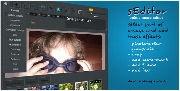 sEditor - online image editor