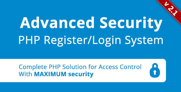 Advanced Security - PHP Register/Login System