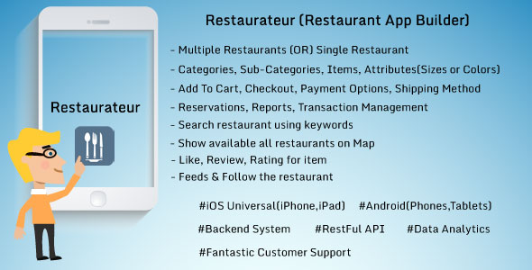 Restaurateur (Solution For Any Restaurants App)
