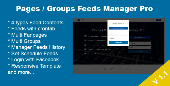 Facebook Pages / Groups Posts Manager Pro 