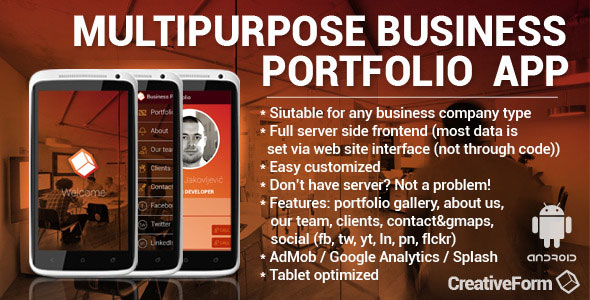 Multipurpose Business Portfolio App