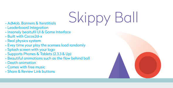 Skippy Ball with AdMob