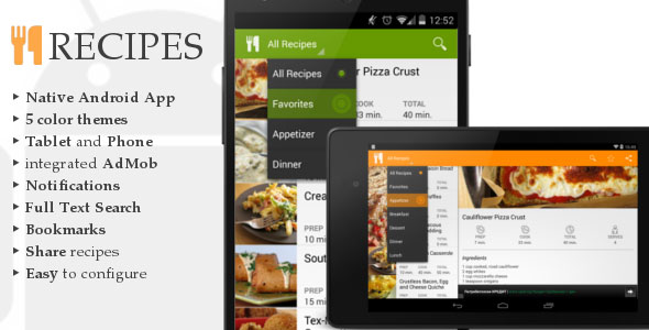 Android Recipes App