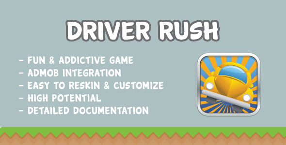 Driver Rush with AdMob