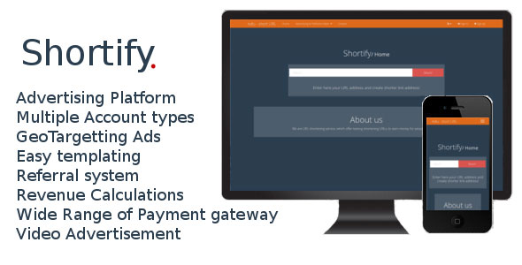 Shortify Unique Advertising Platform