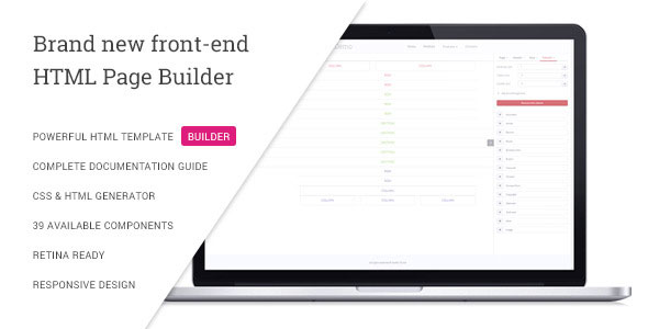 VSBuilder - Pure HTML and CSS Page Builder