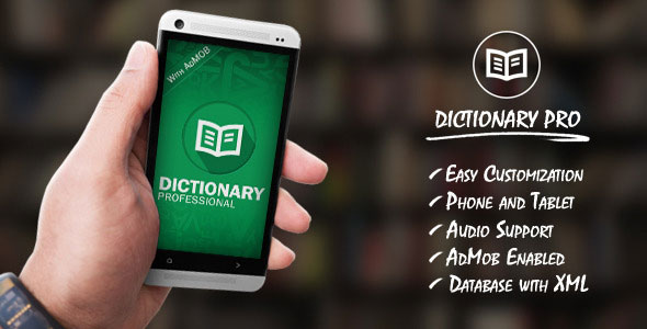 Dictionary Pro Template with AdMob