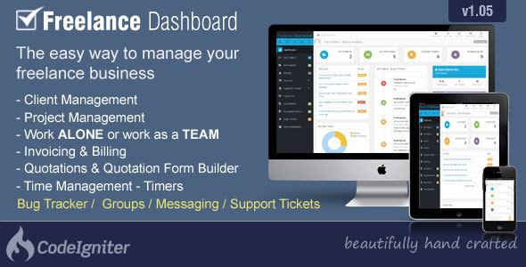 Freelance Dashboard - Project Management CRM