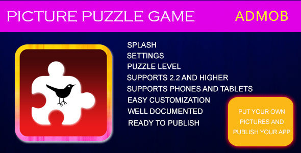 PICTURE PUZZLE GAME 