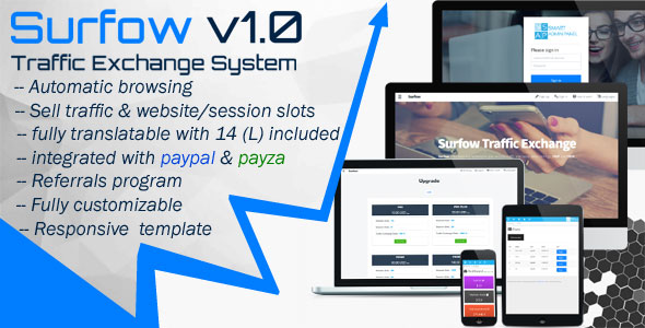 Surfow V1.0 - Traffic Exchange System