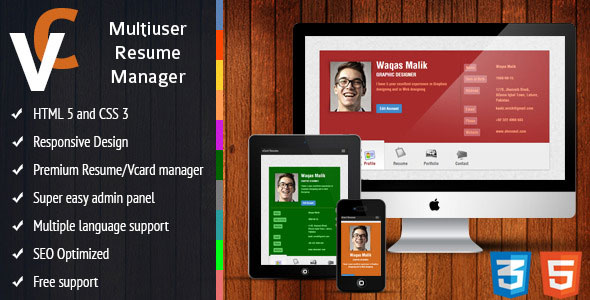Premium - Multiuser Resume Manager 