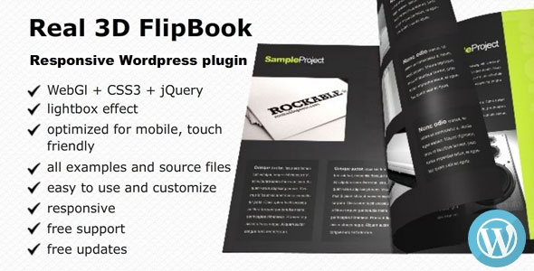 Real 3D FlipBook v2.9.6 - WordPress Plugin