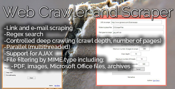 Web Crawler and Scraper for Files and Links
