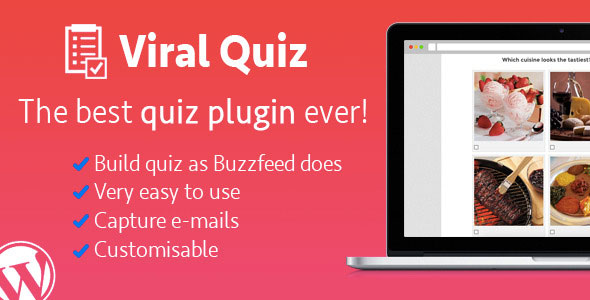Wordpress Viral Quiz v1.88 – BuzzFeed Quiz Builder