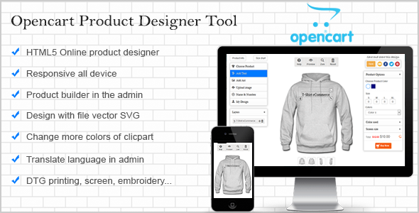 Opencart Custom Product Designer