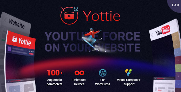 Yottie v1.2.1 - YouTube Channel WordPress Plugin