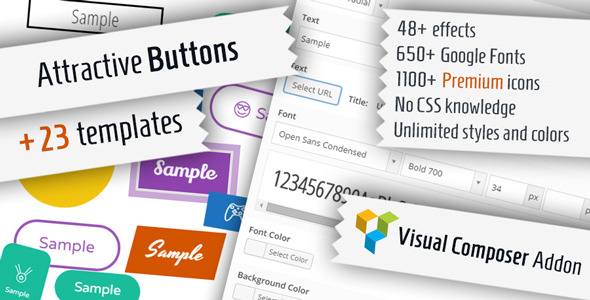 Attractive Buttons for Visual Composer