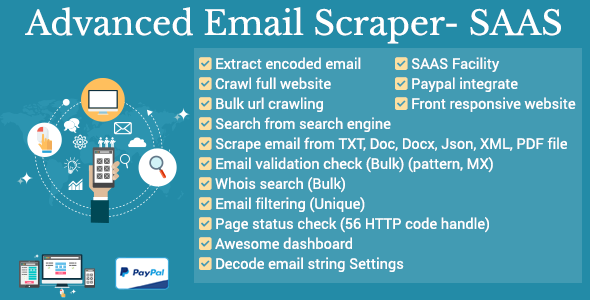 Advanced Email Scraper - SaaS Pack 