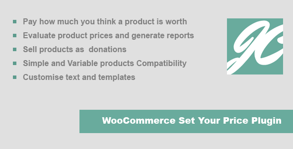 JC WooCommerce Set Your Price