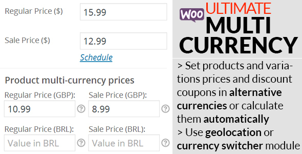 WooCommerce Ultimate Multi Currency Suite v1.6.1