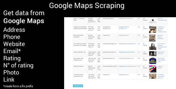 Google Maps Scraping