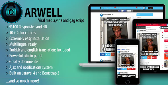 Arwell - Viral media, vine and gag script