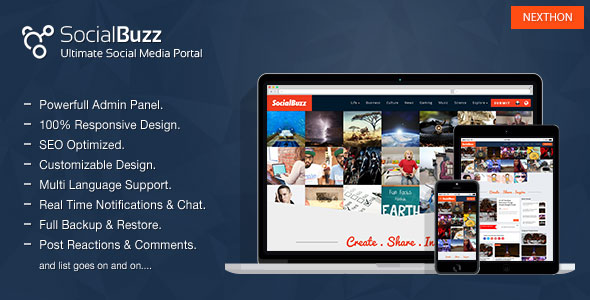 SocialBuzz v1.2 - Ultimate Social Media Portal