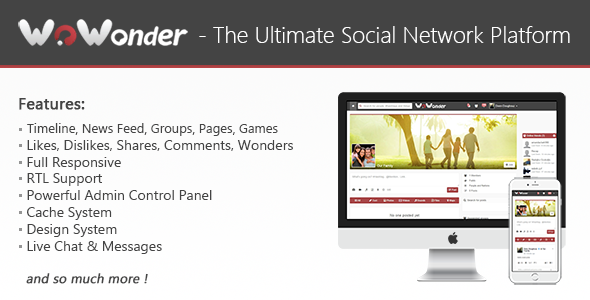 WoWonder v1.3 - The Ultimate PHP Social Network Platform