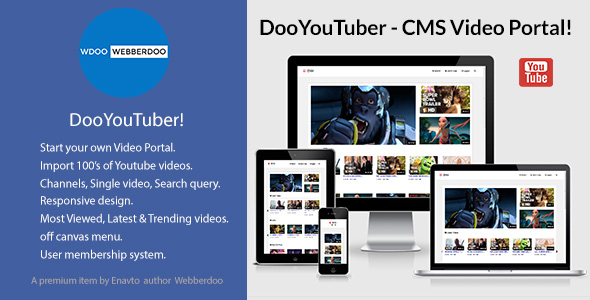 DooYouTuber - CMS Video Portal
