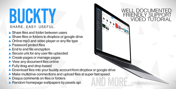 Buckty - File Hosting and Multi Cloud Service