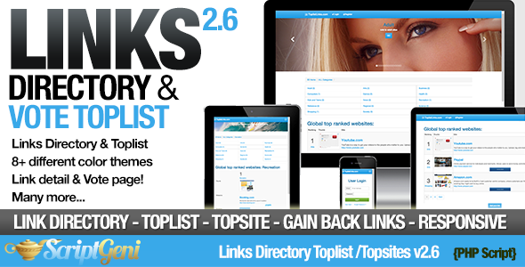 Links Directory & Toplist v2.6