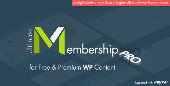 Ultimate Membership Pro WordPress Plugin v3.1