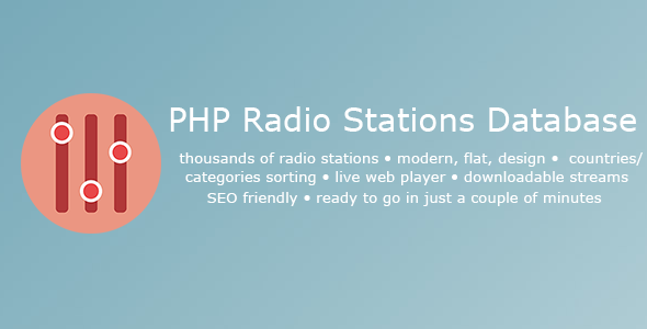 PHP Radio Stations Database v1.4